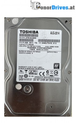 Toshiba - HDP725016GLA380 - SATA - 160 GB - PCB. 110 0A90026 01