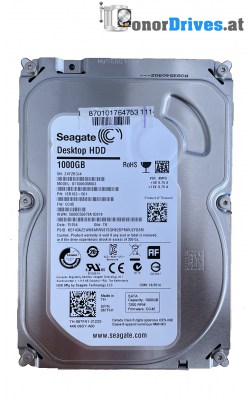Seagate - ST3000DM001 - SATA - 3 TB - 9YN166-500 - PCB. 100664987 Rev. B
