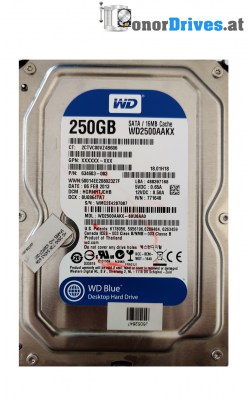 Western Digital WD2500AAKX-603CA0 - 250 GB - PCB 2060-771640-003 Rev. A