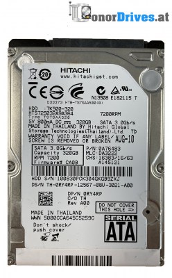 Hitachi - HTE725032A9A364 - 0A73253 - 320 GB - PCB 220 0A90161 01