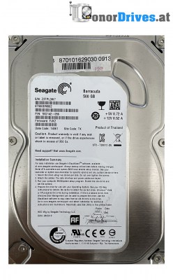 Seagate - ST500DM002 - SATA - 500 GB - 1BD141-056 - PCB. 100535704 Rev. C