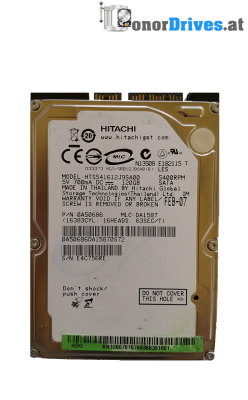 Hitachi HTS543225L9SA00- 5K320-250 - SATA - 250 GB - 220 0A90002 01 Rev. 