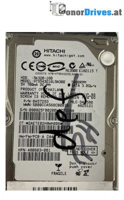Hitachi - HTS725050A7E630 - 0J43985- 500 GB - PCB 220 0A90427 01