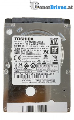 Toshiba - MK5076GSX - 500 GB - Pcb G002825A