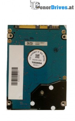 Toshiba MK2561GSYN- SATA - 250 GB - PCB G002872 Rev: A